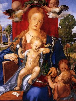 阿爾弗雷德 丟勒 Madonna with the Siskin 阿爾弗雷德 丟勒 Madonna with the Siskin
